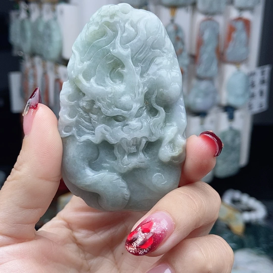 翡翠颈饰14K金镶嵌翡翠