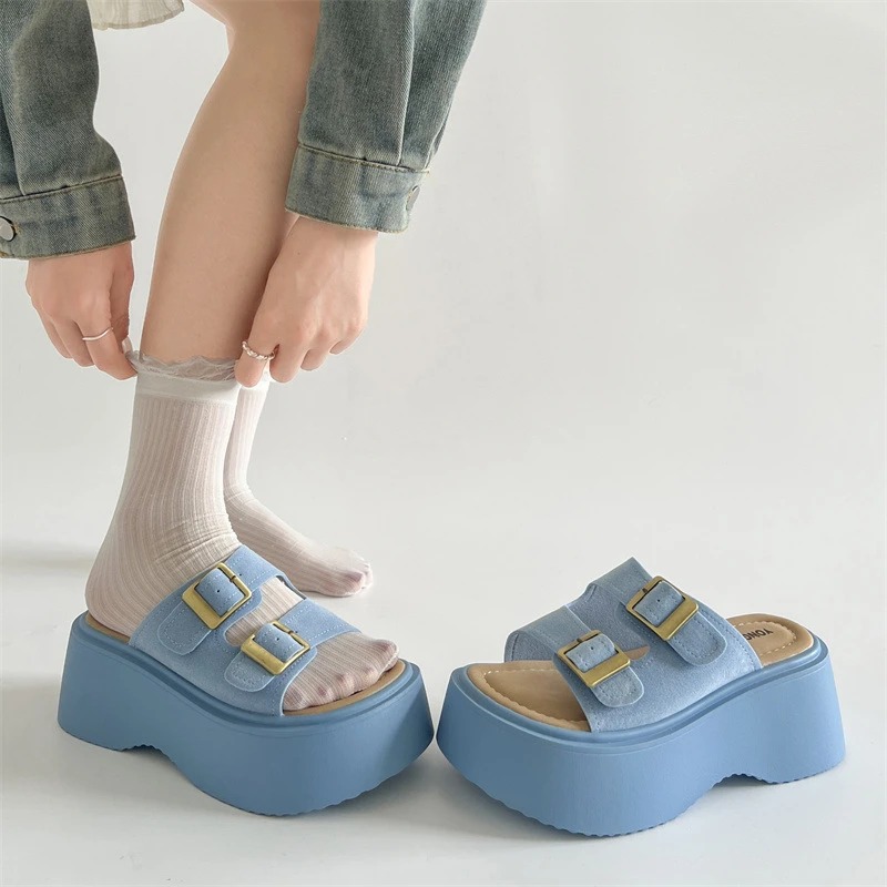 【多款式】2025平增高休闲复古拖女鞋XBH531/2518