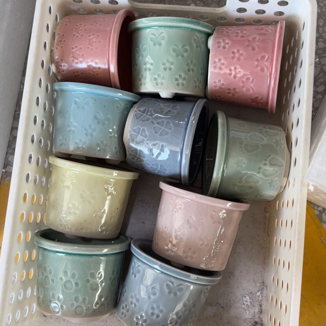 陶瓷多肉小花盆@@1683