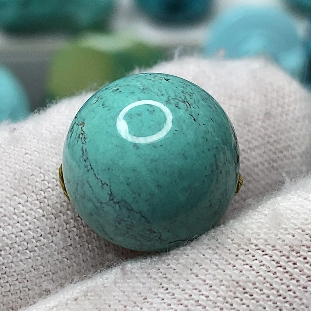 绿松石未镶嵌天然原矿 带武汉地大证书