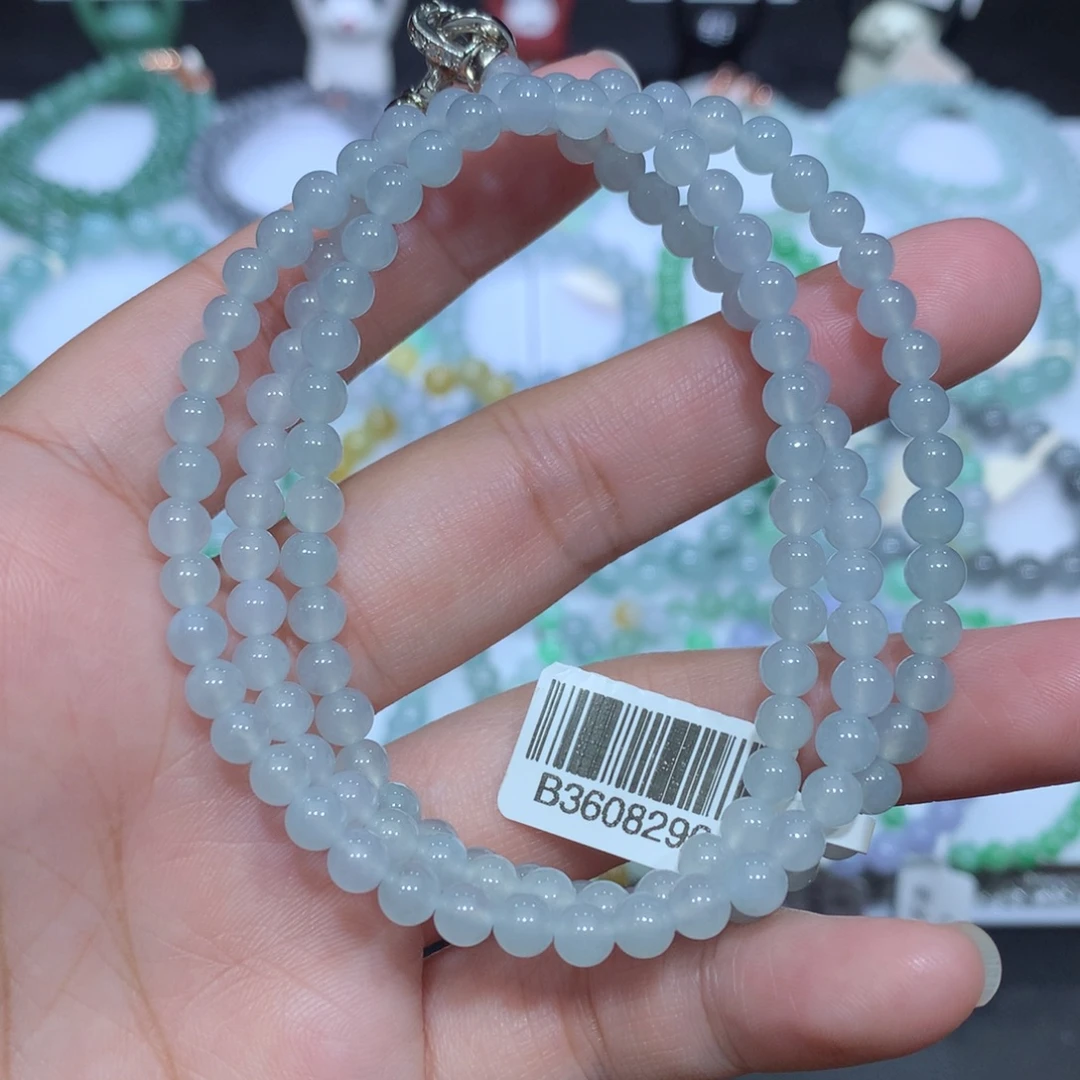 翡翠未镶嵌手串天然
