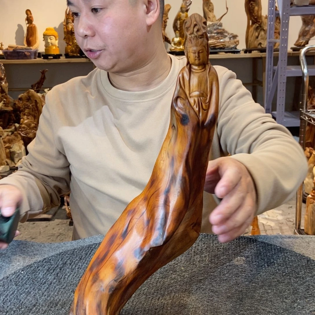 柏木（崖柏）太行崖柏根雕摆件