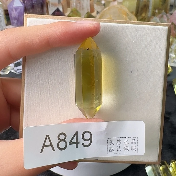 招***铛未镶嵌珠宝半成品水晶849打孔