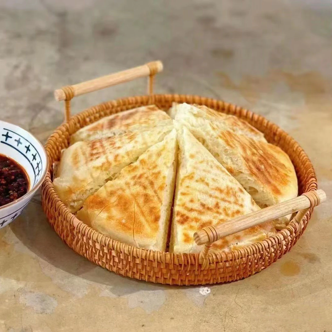 湖北手工火烧馍地锅饼地锅鸡地锅鱼专用饼外酥里嫩焦香酥脆地锅馍