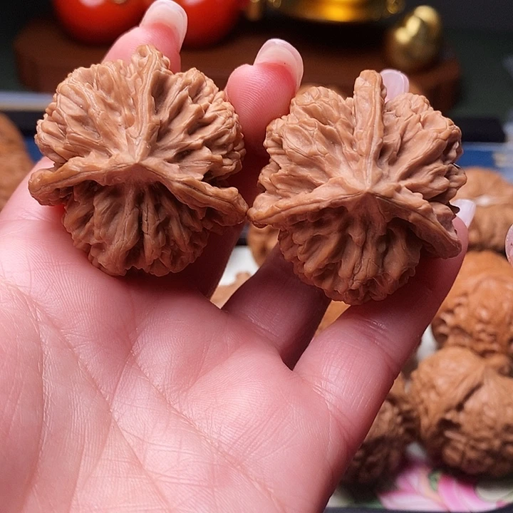 文玩核桃把件文玩核桃三棱