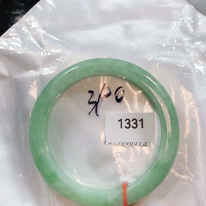 翡翠手镯未镶嵌天然翡翠手镯57