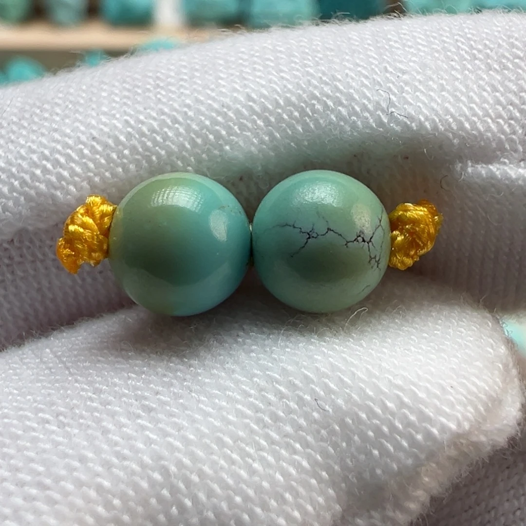 绿松石未镶嵌配饰圆珠6.1mm