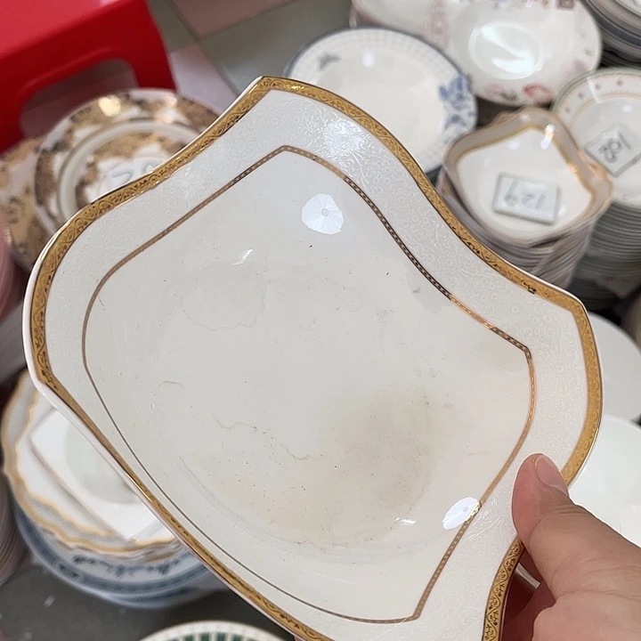 新骨瓷4个沙拉碗6寸微瑕完美主义者慎拍