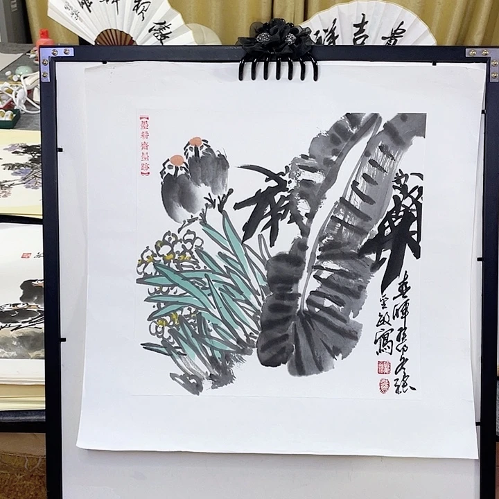 国画张圣敏先生纯手绘作品