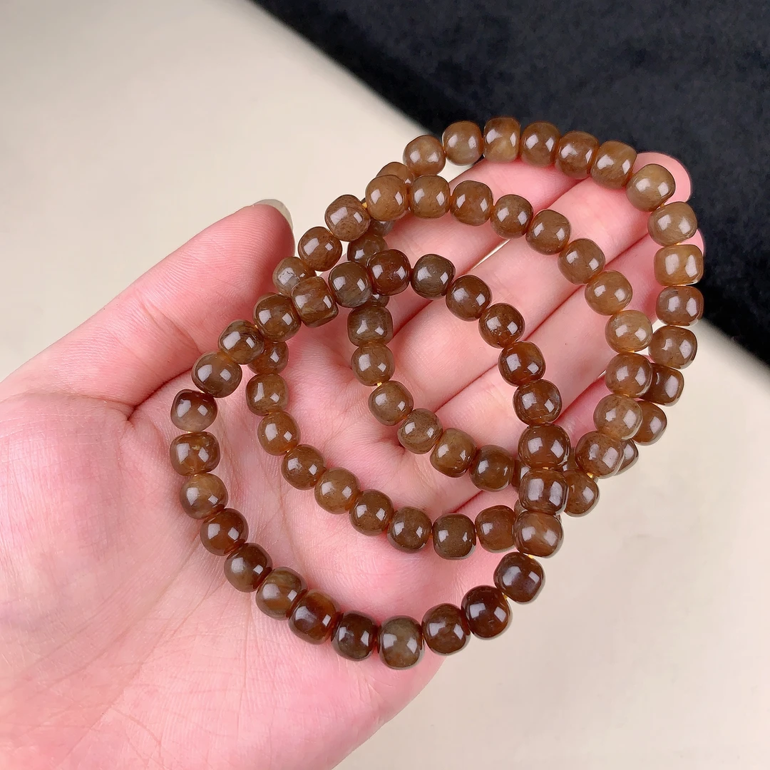 【麦子家族秋季特惠】天然和田玉手串6-7百搭多样性发1 HZ3-009