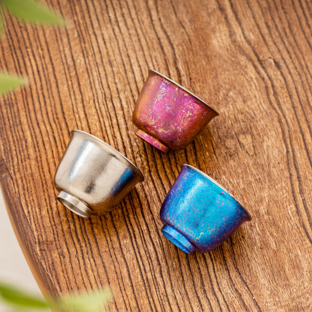 茶周边 富贵 钛 小茶杯（3色可选）约50cc RSF031 RSF030 RSF028