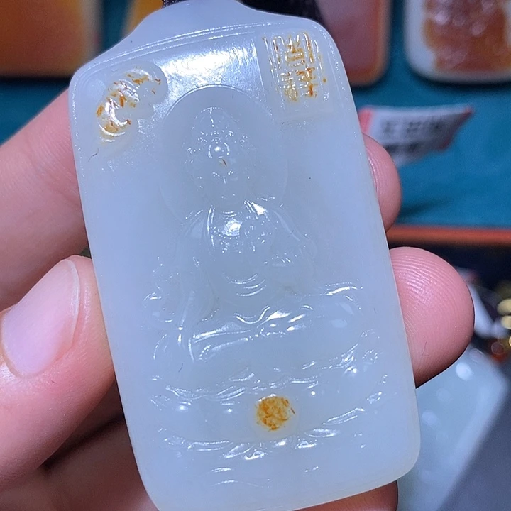 和田玉未镶嵌颈饰A7