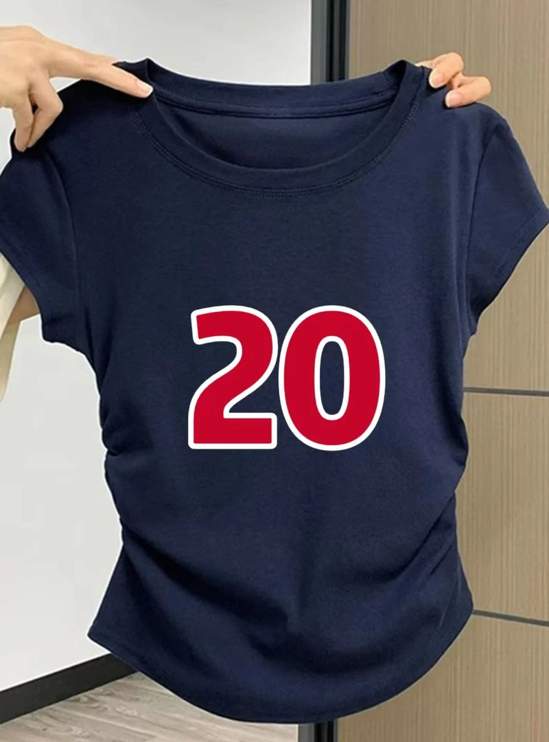 （非图片款）四季杂款服饰20夏季纯棉半袖圆领印花夏装休闲t恤