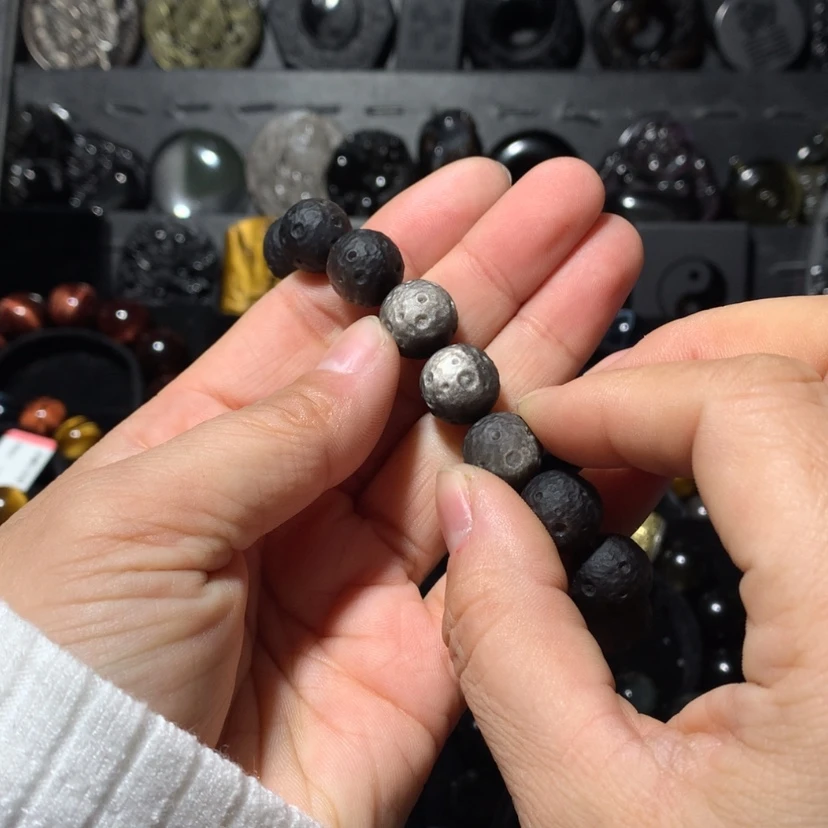 【闪购商品】黑曜岩手串未镶嵌童*善