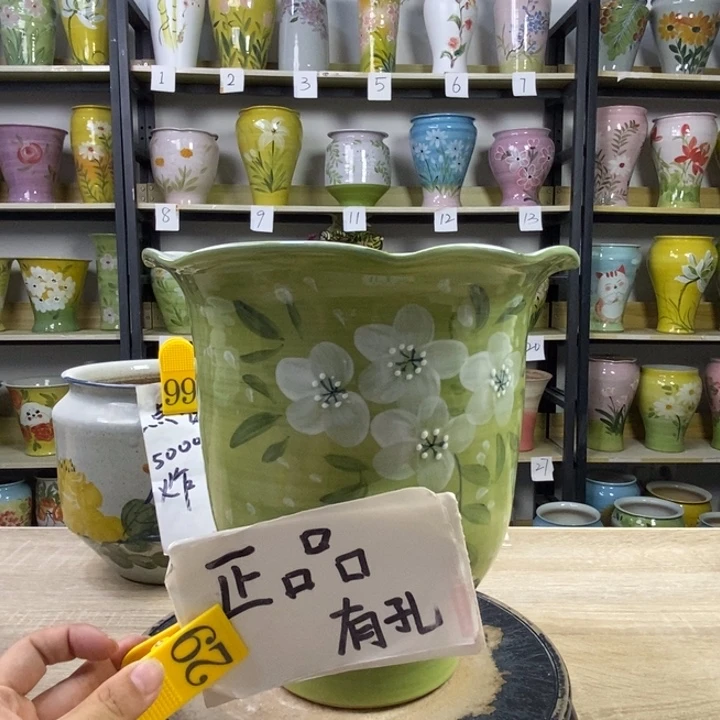 景德镇高温陶瓷花盆
