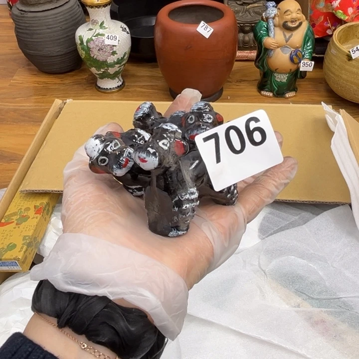 呀工艺品摆件瓷器摆件正能量