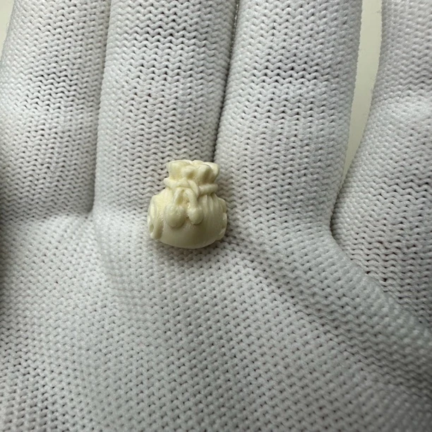 lz046天然猛犸牙钱袋子
