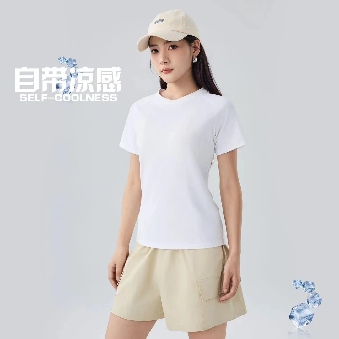 男女款透气凉爽夏季圆领防晒跑步T恤25003-005