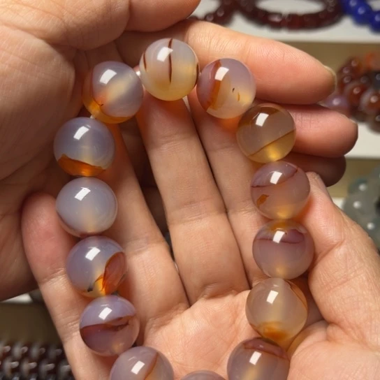 玛瑙/玉髓未镶嵌手链