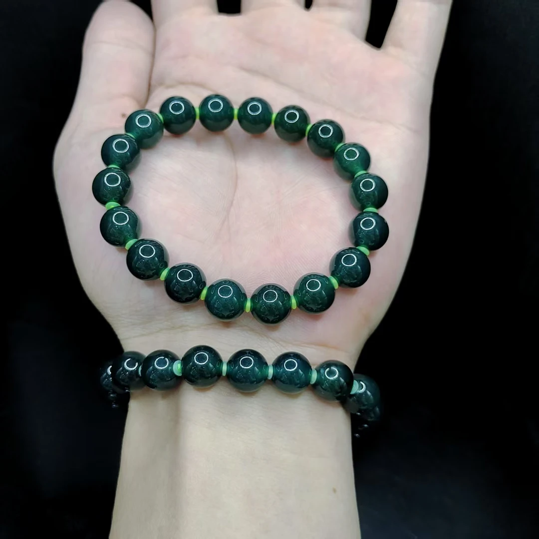 【老三珠宝】翡翠DIY单圈手串SY06【多样性发其一】约9mm+