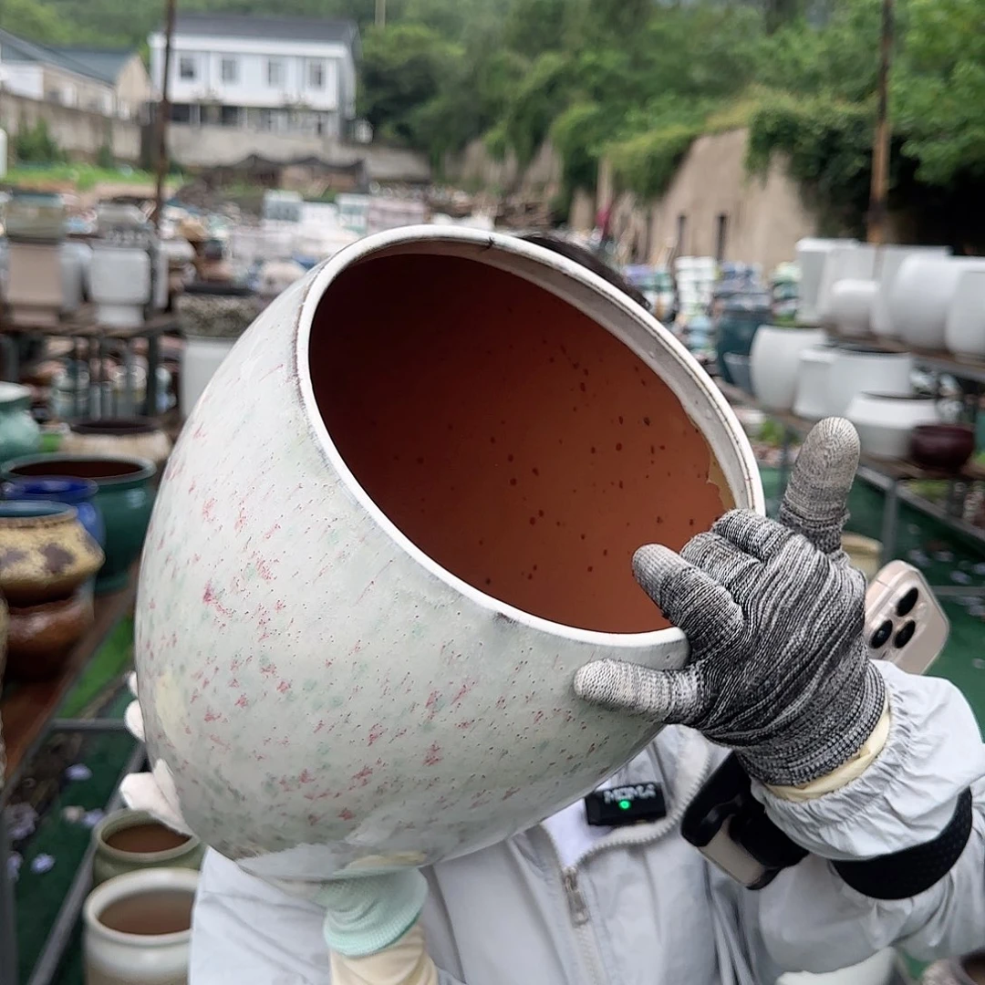 紫砂花盆王嫂花盆0623-495高28口20