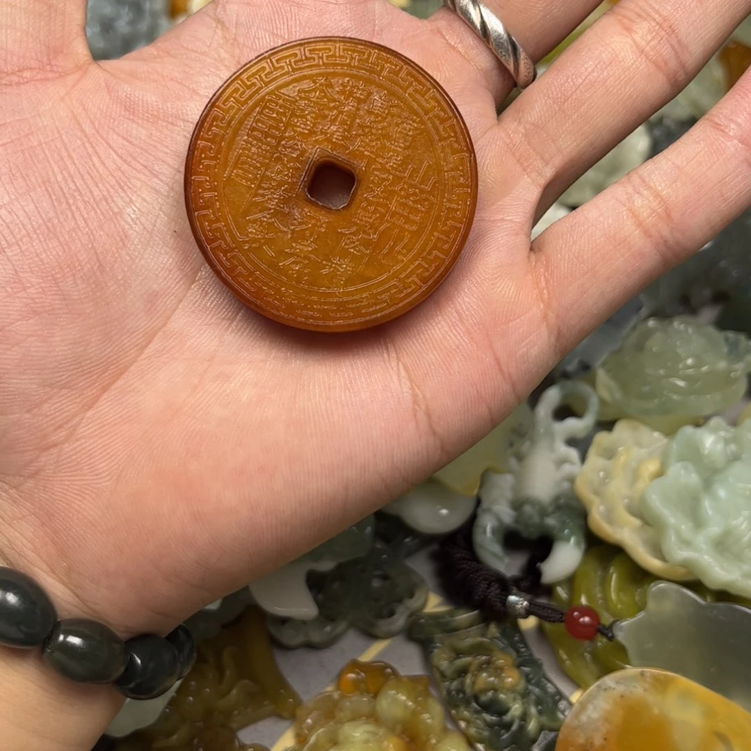 蛇纹石玉未镶嵌颈饰31
