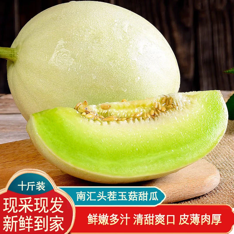 上海南汇本地头茬玉菇甜瓜