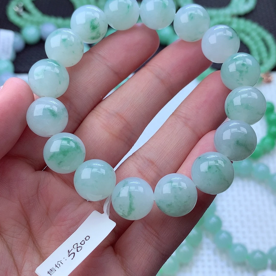 翡翠未镶嵌毛衣链