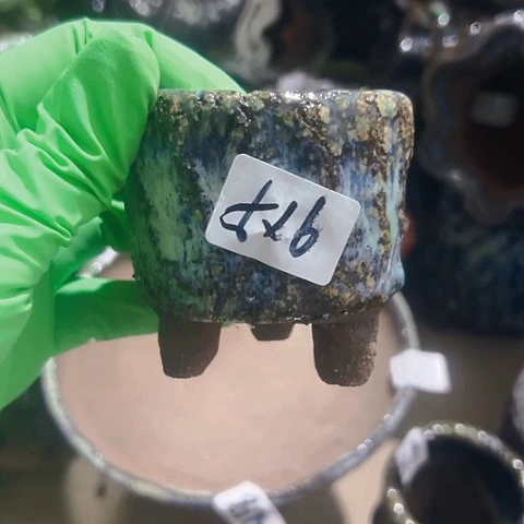 红陶粗陶花盆手工