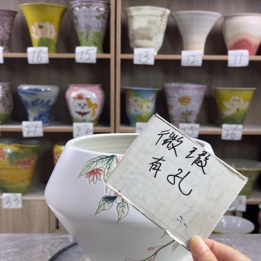 景德镇陶瓷花盆花盆