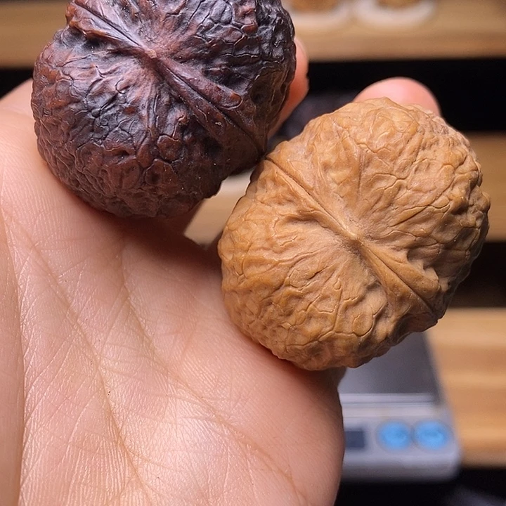 吊坠文玩核桃七彩元宝39