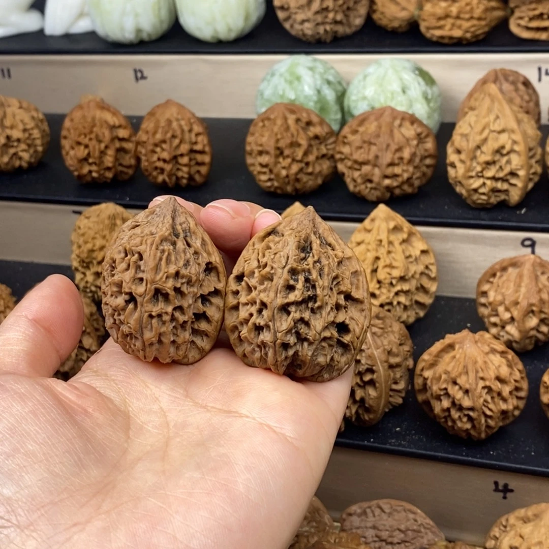 吊坠文玩核桃鸡心35