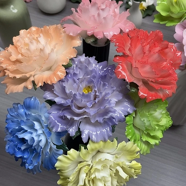 陶瓷纯手工捏花设计