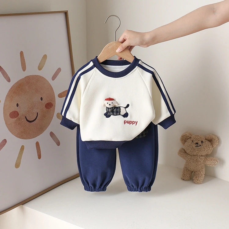 分体套装春秋儿童秋天幼儿长袖卫衣一岁男宝宝早秋季宝宝衣服外出