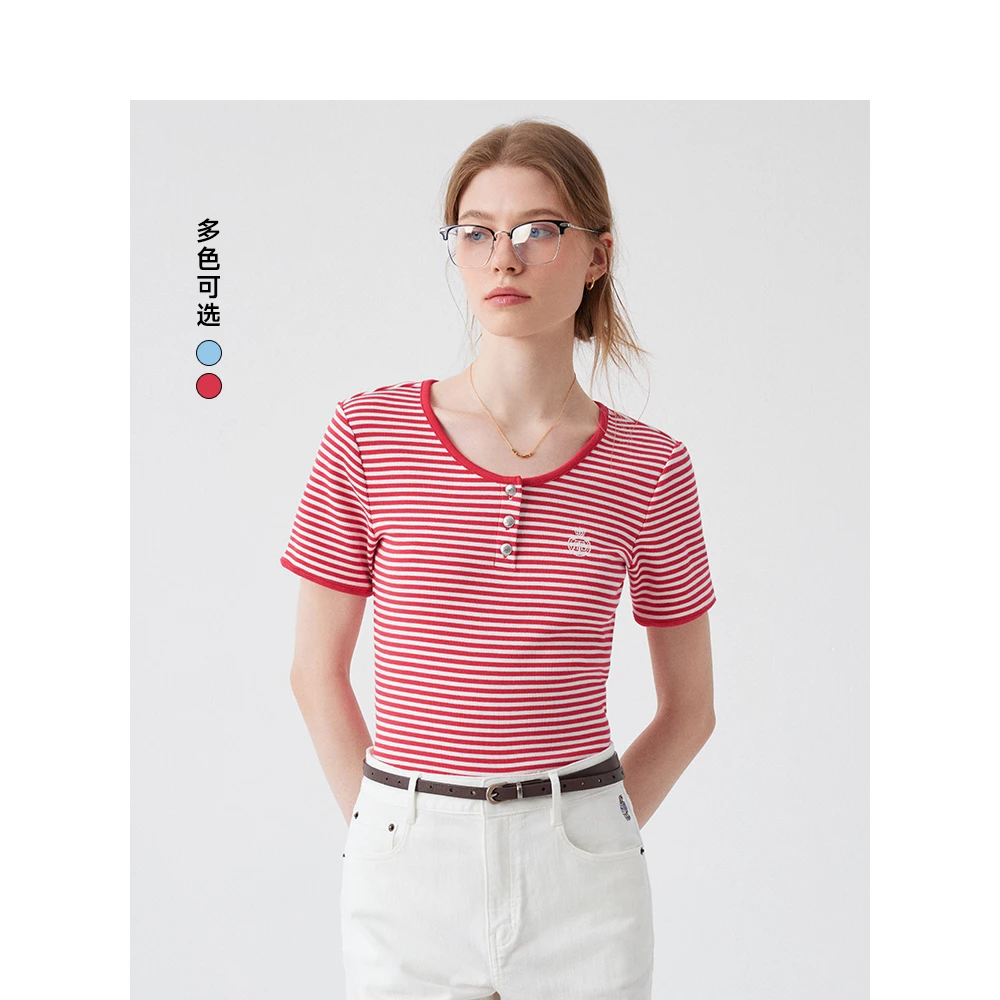 TeenieWeenie小熊T恤女2025夏季新款女装TTRS252401W