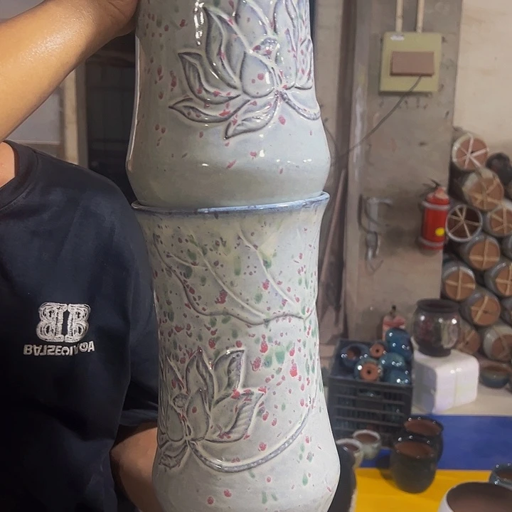 紫砂花盆高度26口径15