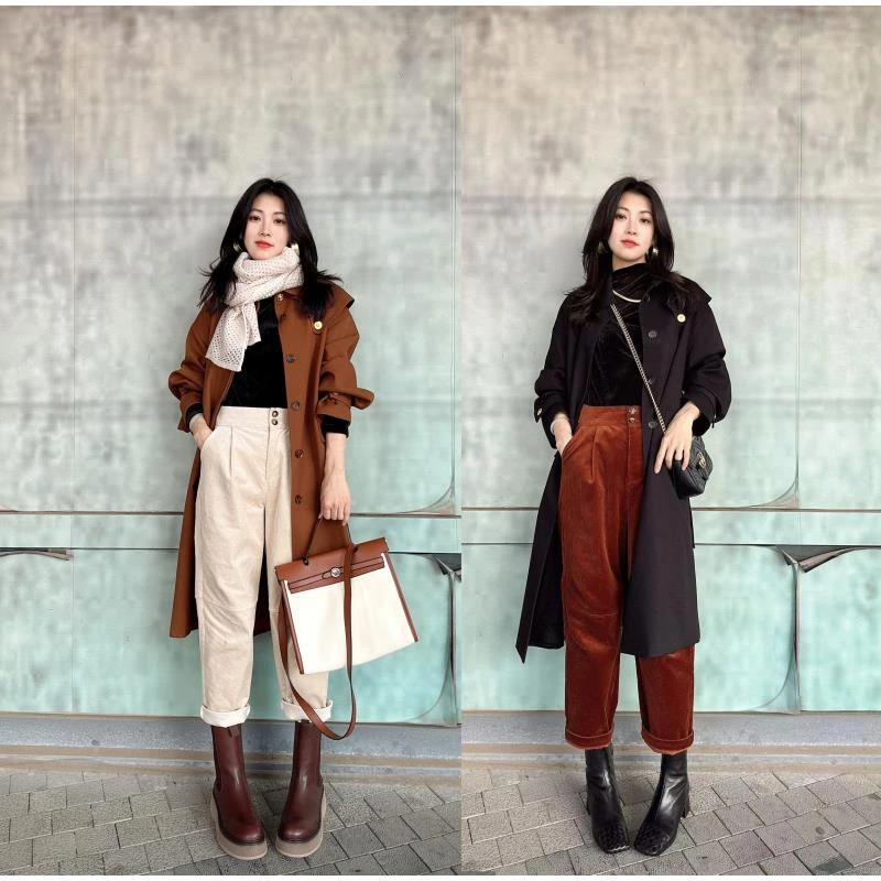 【M-QUEEN】藏肉又显瘦的“灯芯绒”弯刀裤