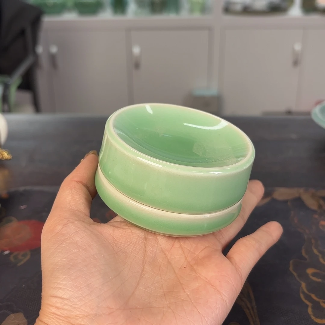 龙泉云间青瓷小米茶器