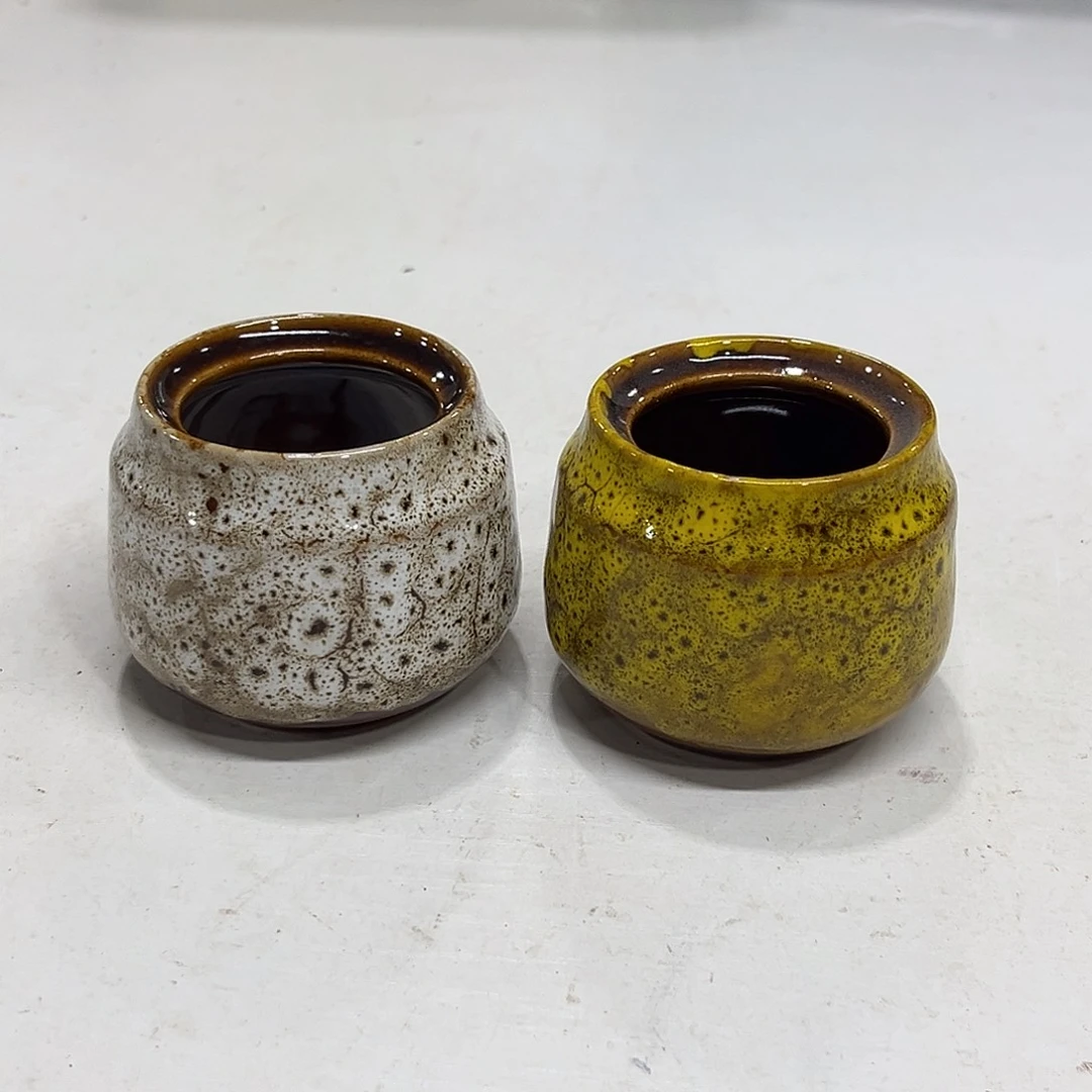 陶瓷绿植多肉微瑕花盆口径5.*5.5有孔