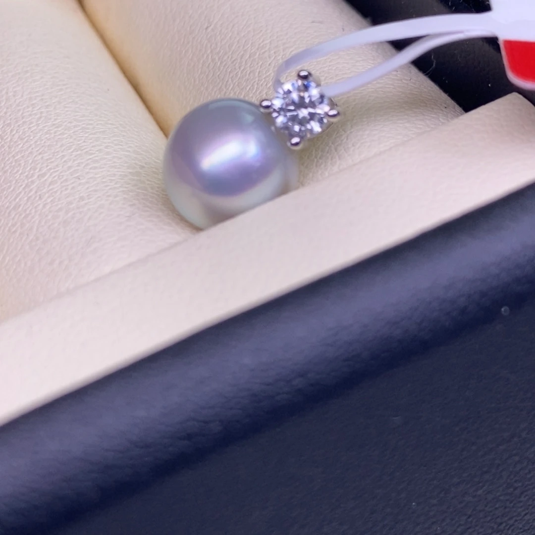 颈饰银S925镶嵌海水珍珠