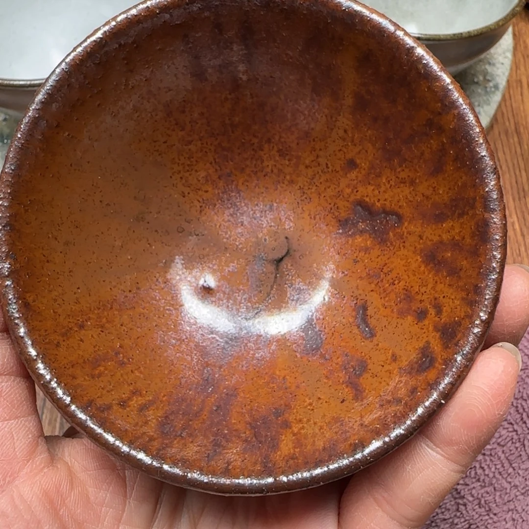 柴烧建盏茶盏茶杯73