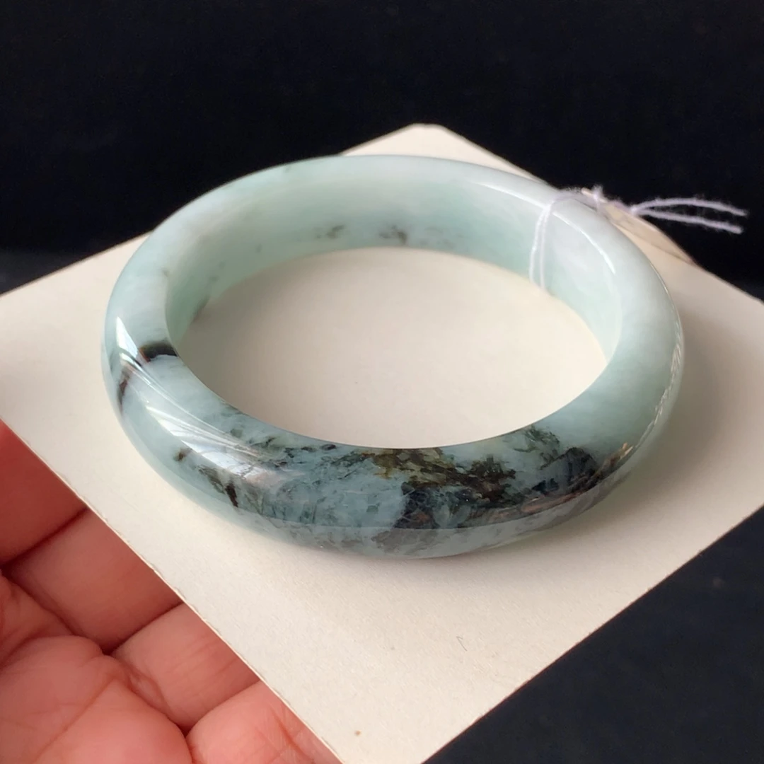 翡翠未镶嵌手镯28号59.5-14.5-8.8