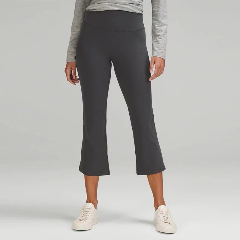 【美琪优选】中长微喇女士弹力瑜伽裤 女裤 7分瑜伽裤