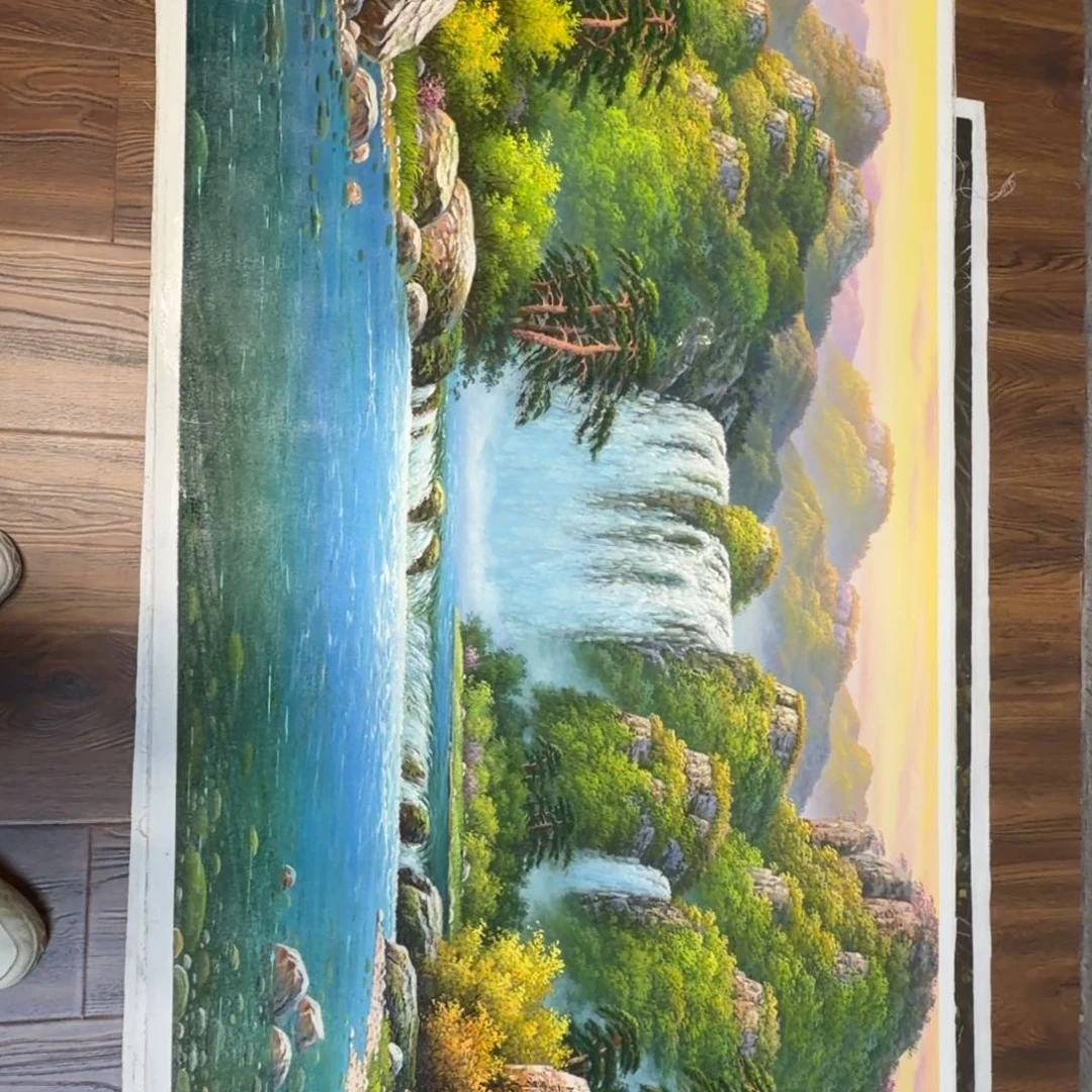 油画加油加油努力加油努力