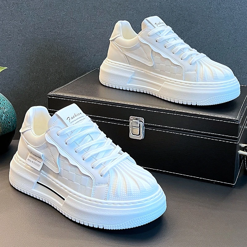 巴黎『设计风』新品好物~力荐！时尚百搭夏季透气潮流厚底休闲板鞋男