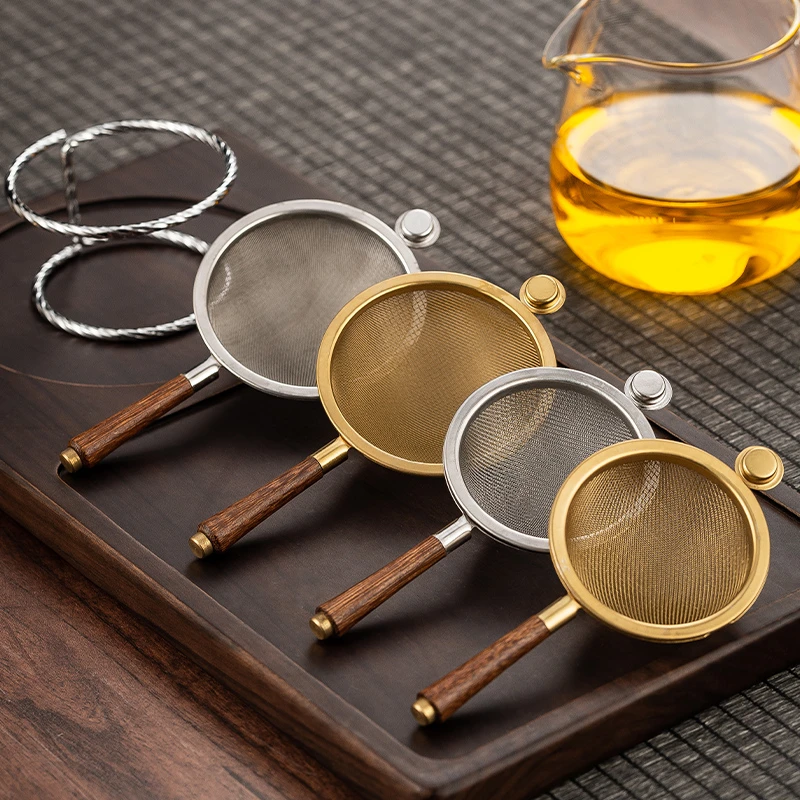茶漏不锈钢茶滤茶隔双层加密茶滤泡茶专用滤网茶叶过滤网器茶滤器