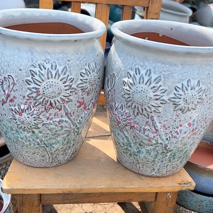 紫砂花盆口19高24。。。。。。。。。。。。。。