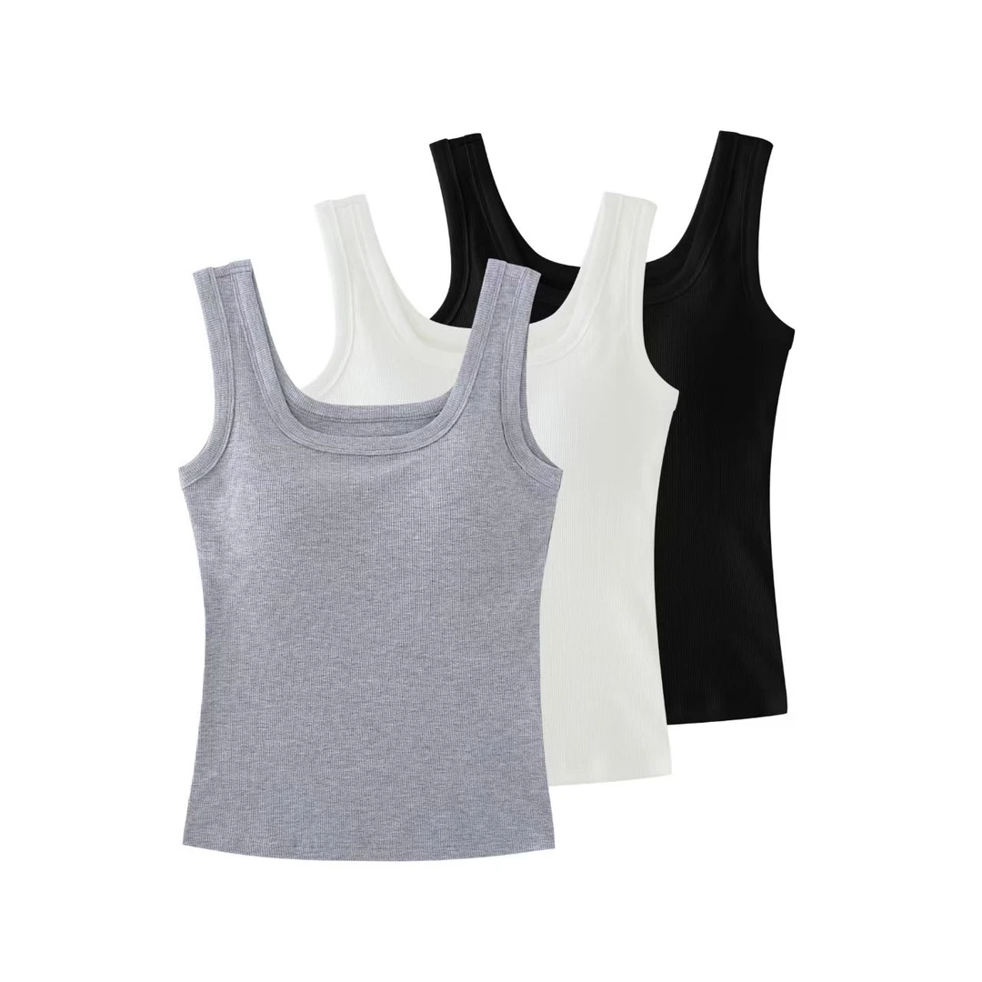 ⌜无可替代 ⌟  进口优可丝面料U型一体修身罩杯美背背心