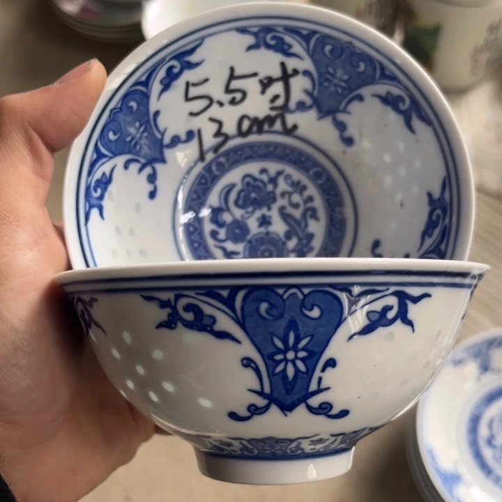 陶碗景德镇高温细白瓷餐具