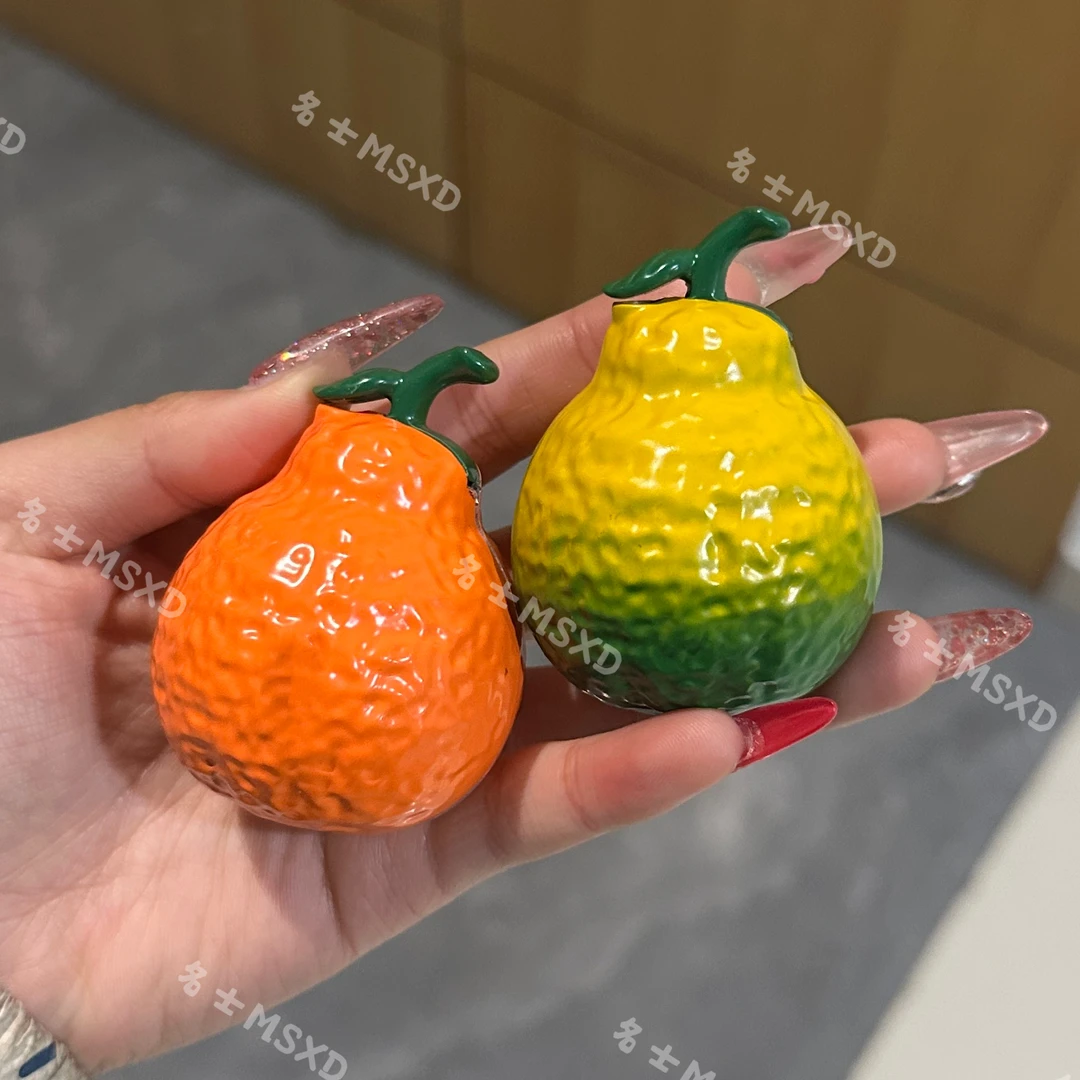 大吉大利橘子家居金属小摆件橘子造型打火机创意多色充气礼物礼品